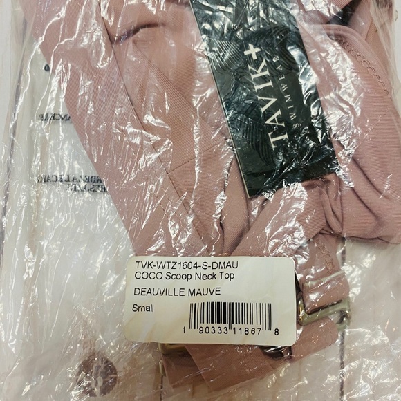 🎉Sale🎉 Tavik Coco Scoop Neck Swim Top In Mauve - Picture 7 of 9